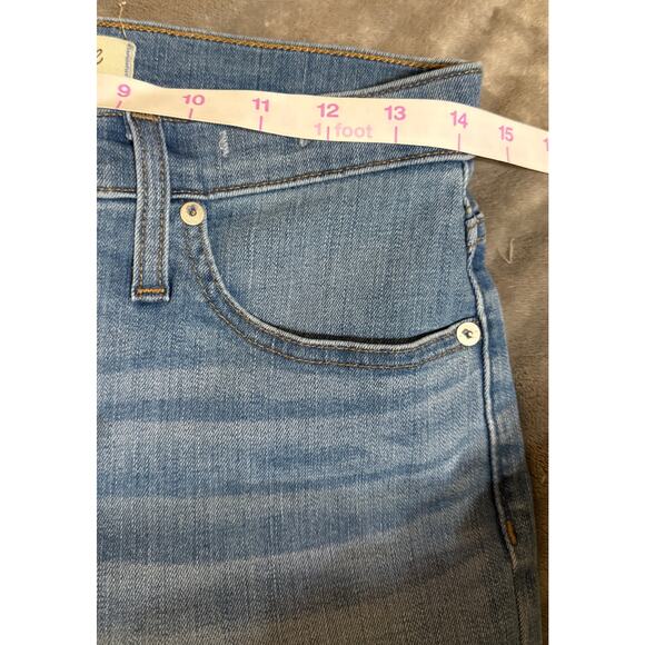 Madewell Cali Demi-Boot Jeans in Timpson Wash Size 27 Petite Y2K Mid Rise - Picture 8 of 11